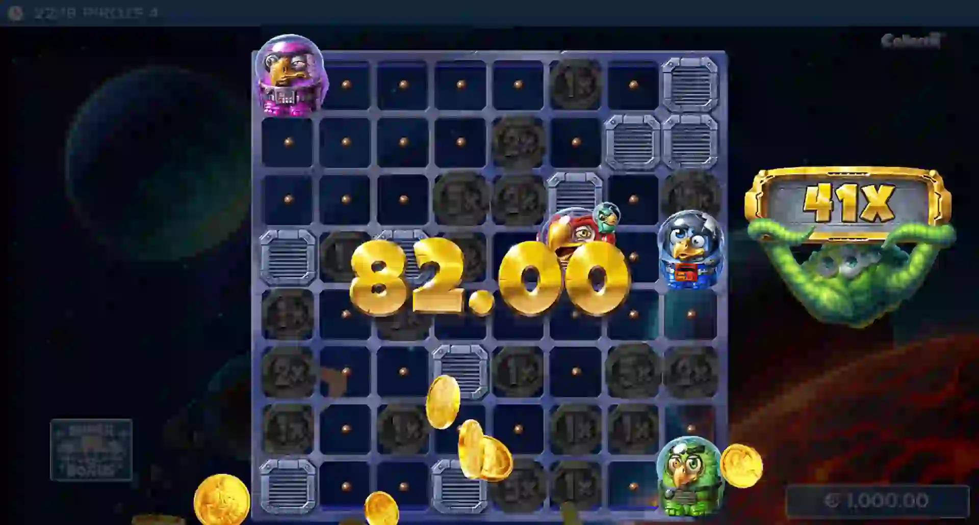 Ganancia durante el bonus