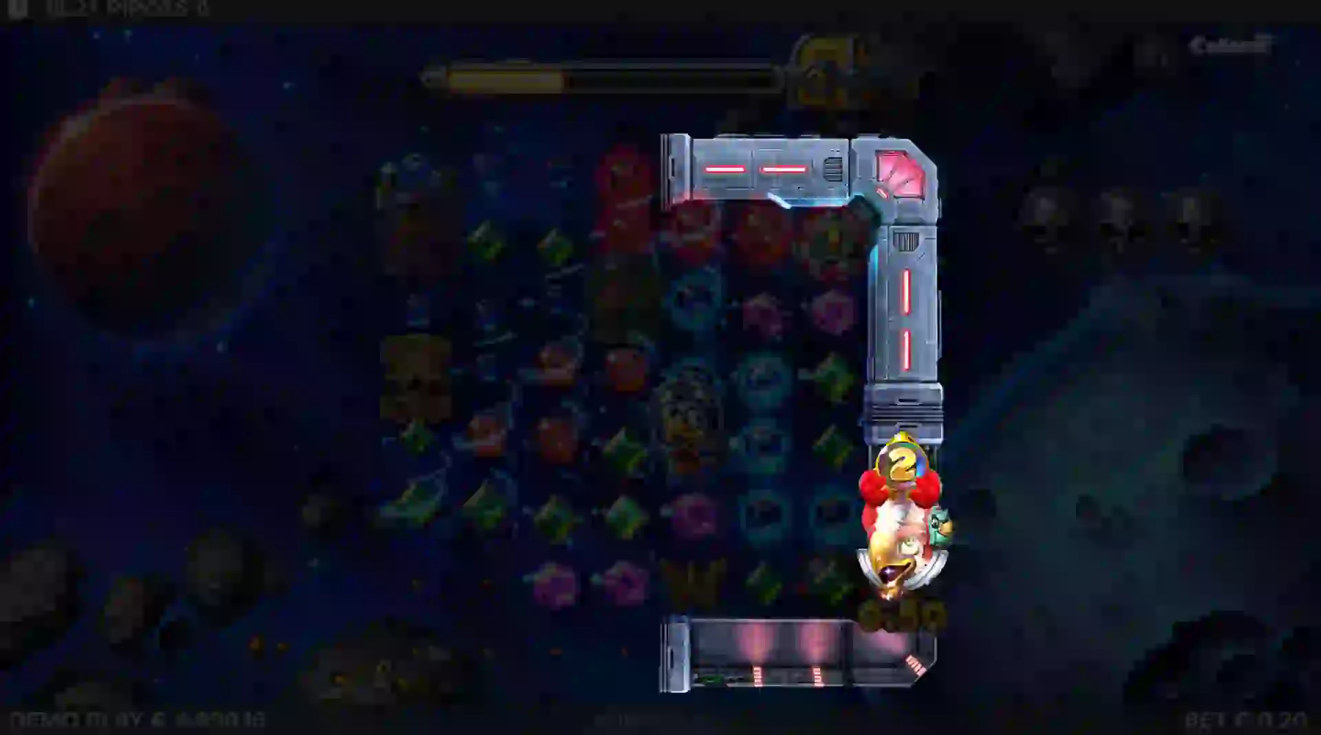 El ave atraviesa el túnel