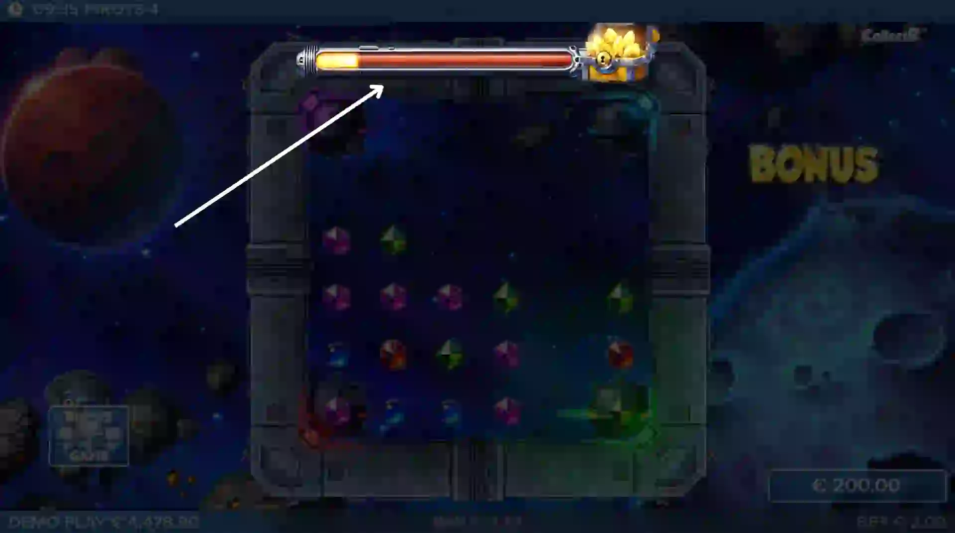 La barra de progreso se está llenando